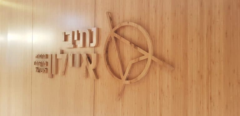 מיתוג באותיות עץ